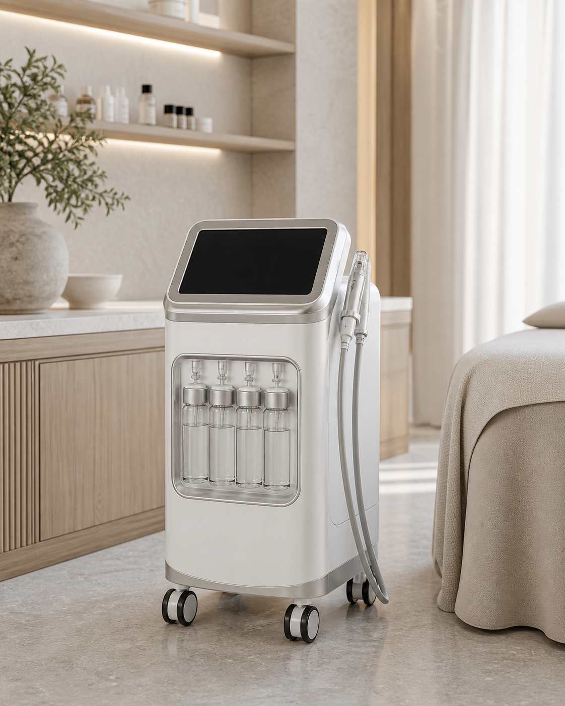 HydraFacial + microneedling